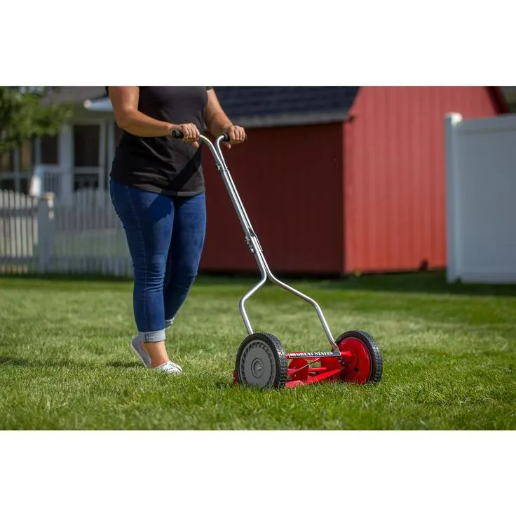 Great States 14 in. Manual Push Walk-Behind Non-Electric Reel Lawn Mower, photo 4 of 7