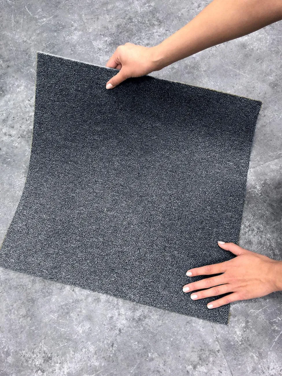 Design is Personal DIP Shade Carpet Tile Square 19.7 in. x 19.7 in. 16.2 sq ft/6 pack, photo 2 of 16