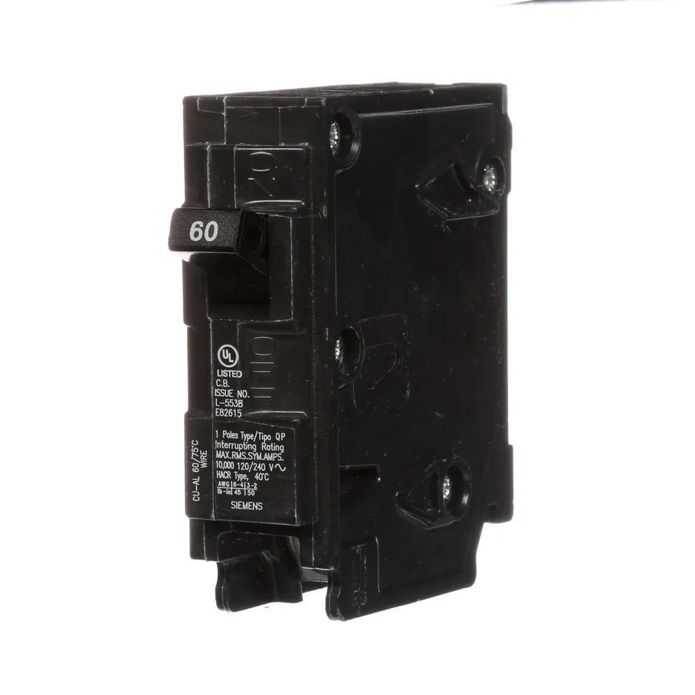 Siemens 20 Amp Single-Pole Type QP Circuit Breaker, photo 13 of 14