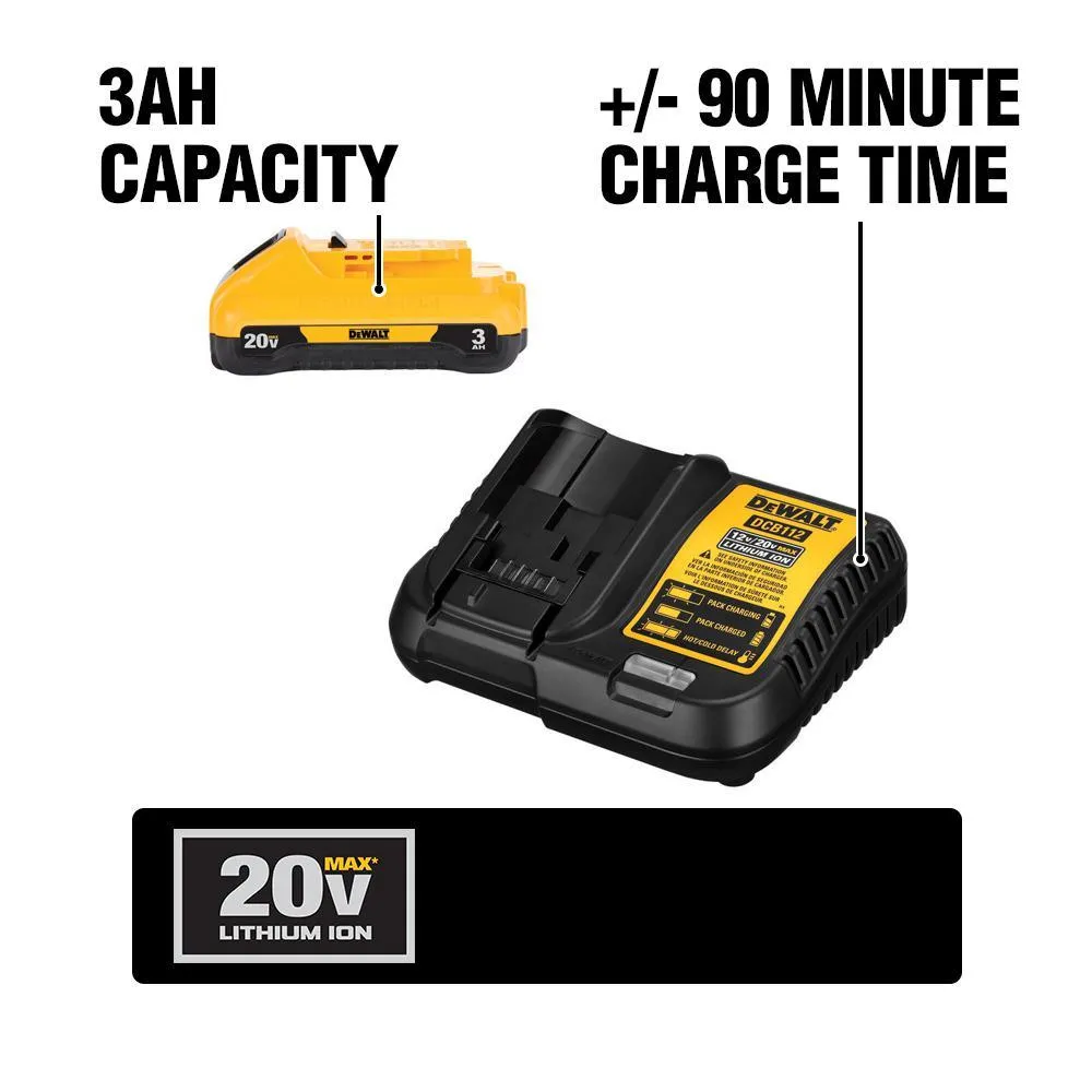 DEWALT 20-Volt MAX Lithium-Ion Cordless Brushless Router (Tool-Only) with 20-Volt MAX 3.0Ah Battery and Charger, photo 9 of 12
