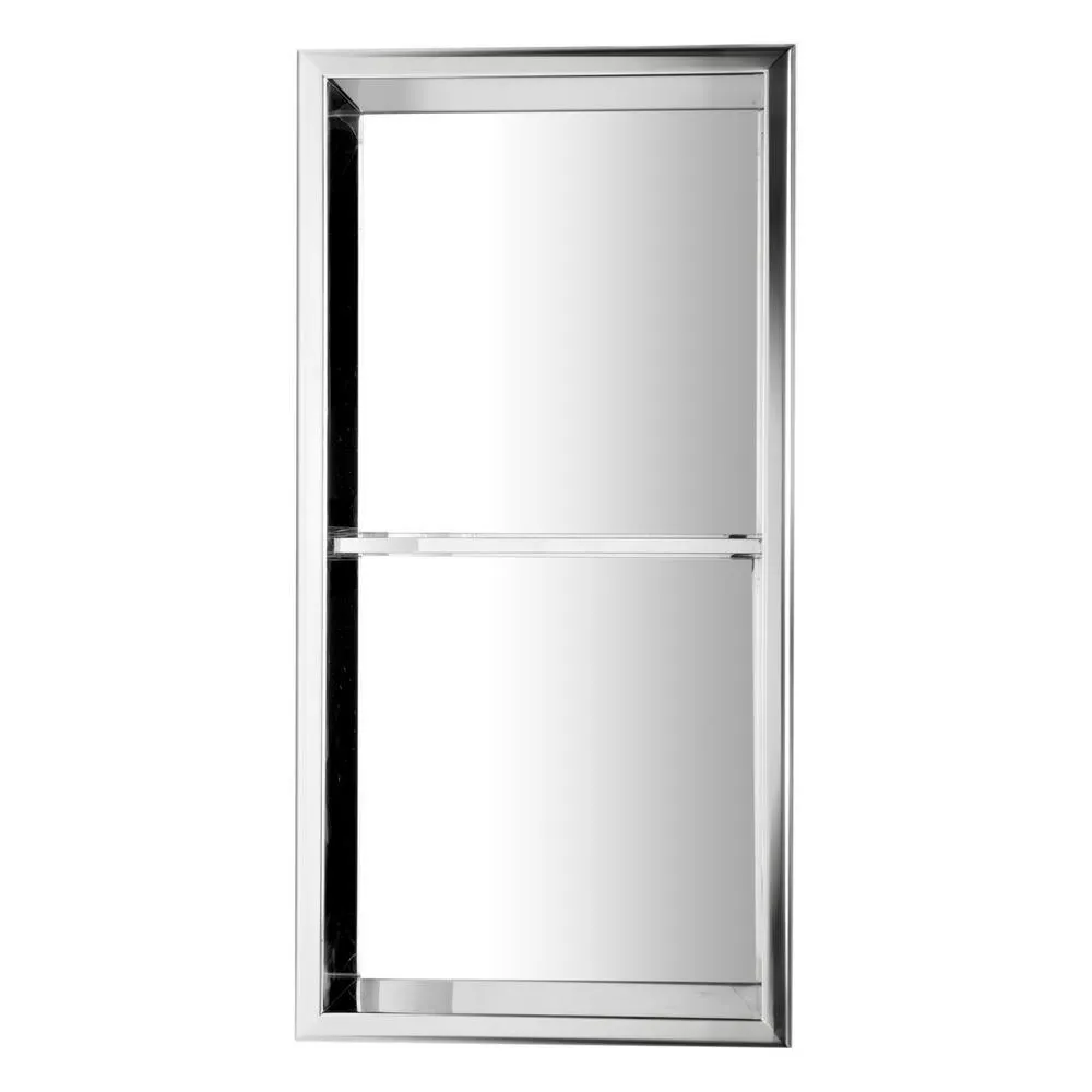 12 in. x 24 in. x 4 in. Niche in Polished Stainless Steel, photo 3 of 7