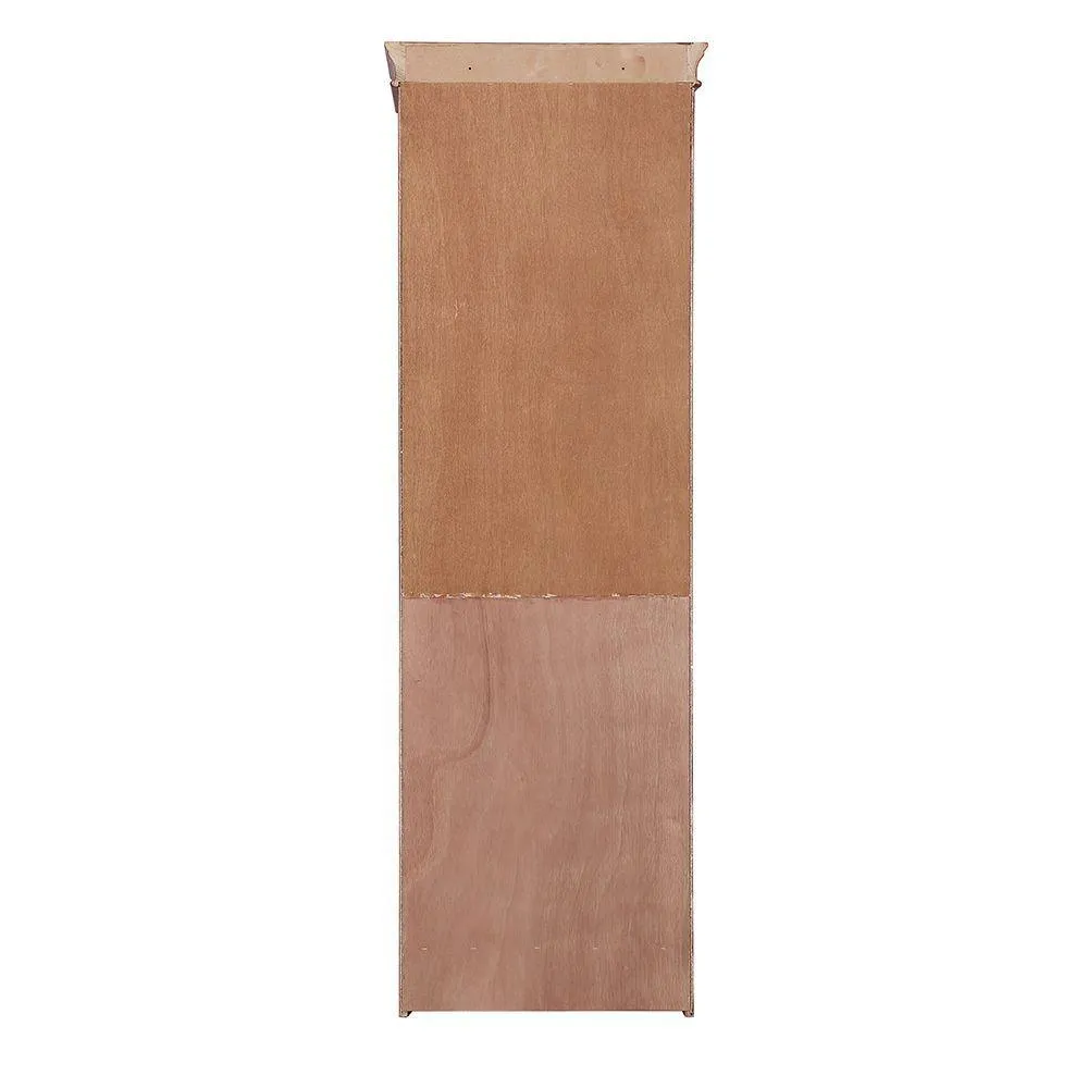 Naples 24 in. W x 17 in. D x 74 in. H Bathroom Linen Cabinet in Warm Cinnamon, photo 5 of 12