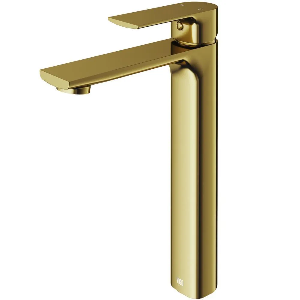 VIGO Norfolk Single Hole Single-Handle Vessel Bathroom Faucet in Matte Black, photo 3 of 4