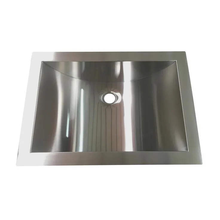 Hardy 16.5 in. Undermount Bathroom Sink in Stainless Steel, photo 2 of 4