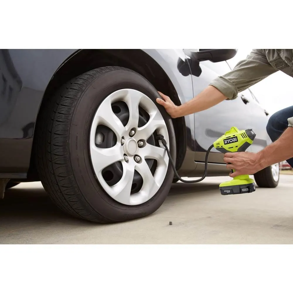 RYOBI ONE+ 18V Cordless 1/2 in. Impact Wrench, Inflator, LED Light Kit w/(1)4.0Ah, (1)1.5Ah Battery, Bag, Charger Not Included, photo 12 of 15