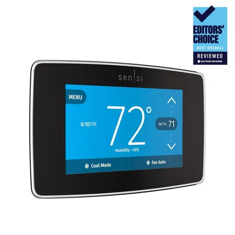 Emerson Sensi Touch Wi-Fi Smart Thermostat with Touchscreen Color Display