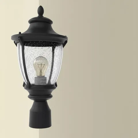 Wilkerson Black Outdoor Post Mount