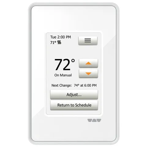 Ditra-Heat Programmable Touchscreen Thermostat, Bright White