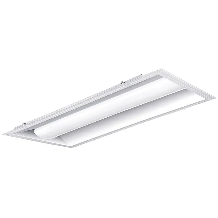 Commercial Electric 2 ft. x 4 ft. 100-Watt Equivalent Integrated LED White Troffer Light Kit Retrofit 5500 Lumen 4000K Bright White (4-Pack), photo 9 of 11