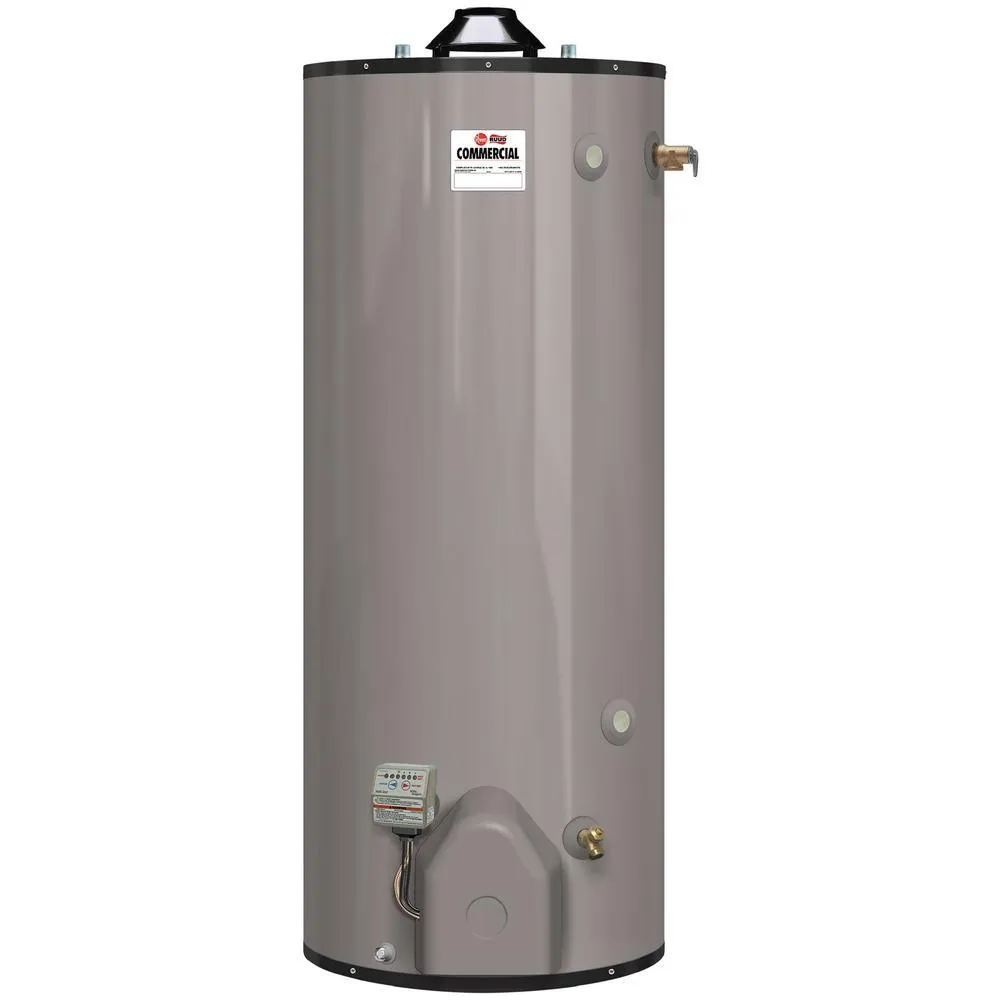 Commercial Medium Duty 98 Gal. 75K BTU Ultra Low NOx (ULN) Natural Gas Tank Water Heater, photo 3 of 4