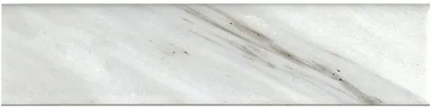 Chique Gris Thru Body Porcelain Marble Bullnose Tile (3 × 12 in)
