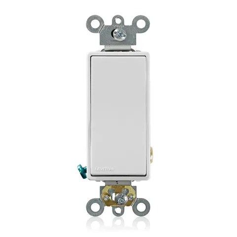 Decora Plus 15 Amp Switch, White