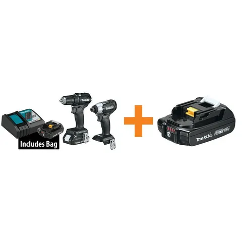 18V Sub-Compact Brushless Drill/Impact Driver Kit with Bonus Battery