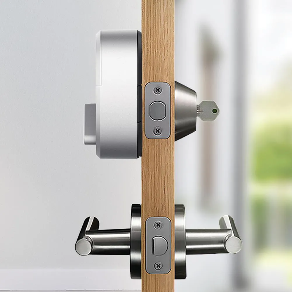 August Smart Lock Silver Deadbolts, photo 3 of 6