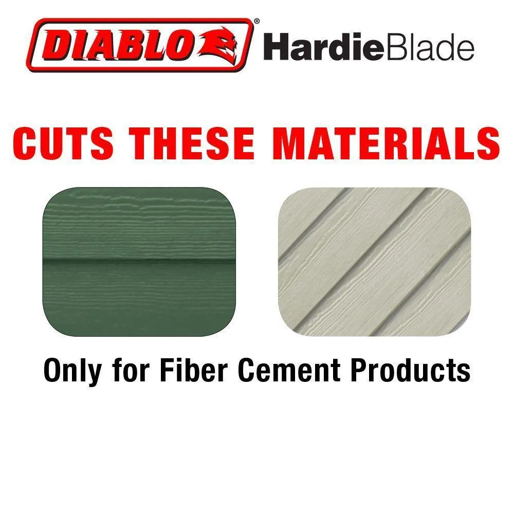 7-1/4 in. x 4-Teeth Polycrystalline Diamond (PCD) Tipped James Hardie/Fiber Cement Saw Blade, photo 8 of 16