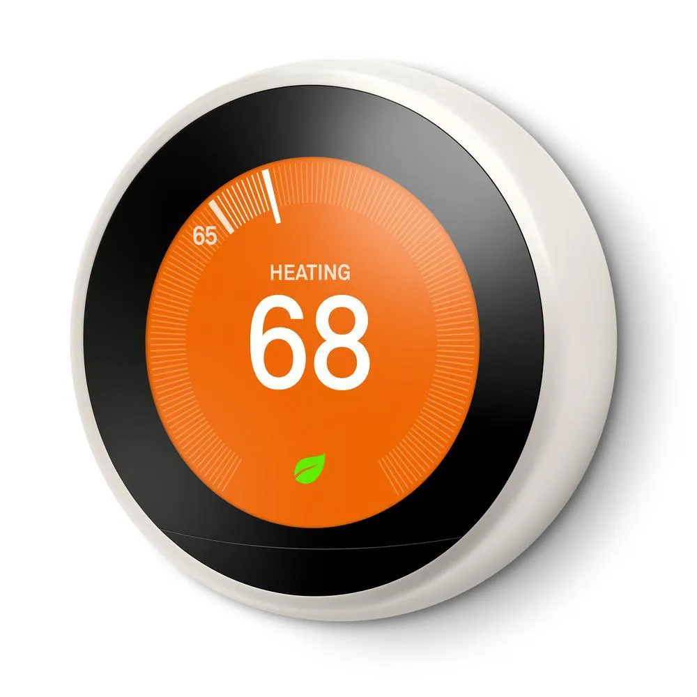 Nest Learning Thermostat 3rd Gen in White and Google Nest Temperature Sensor, photo 3 of 11