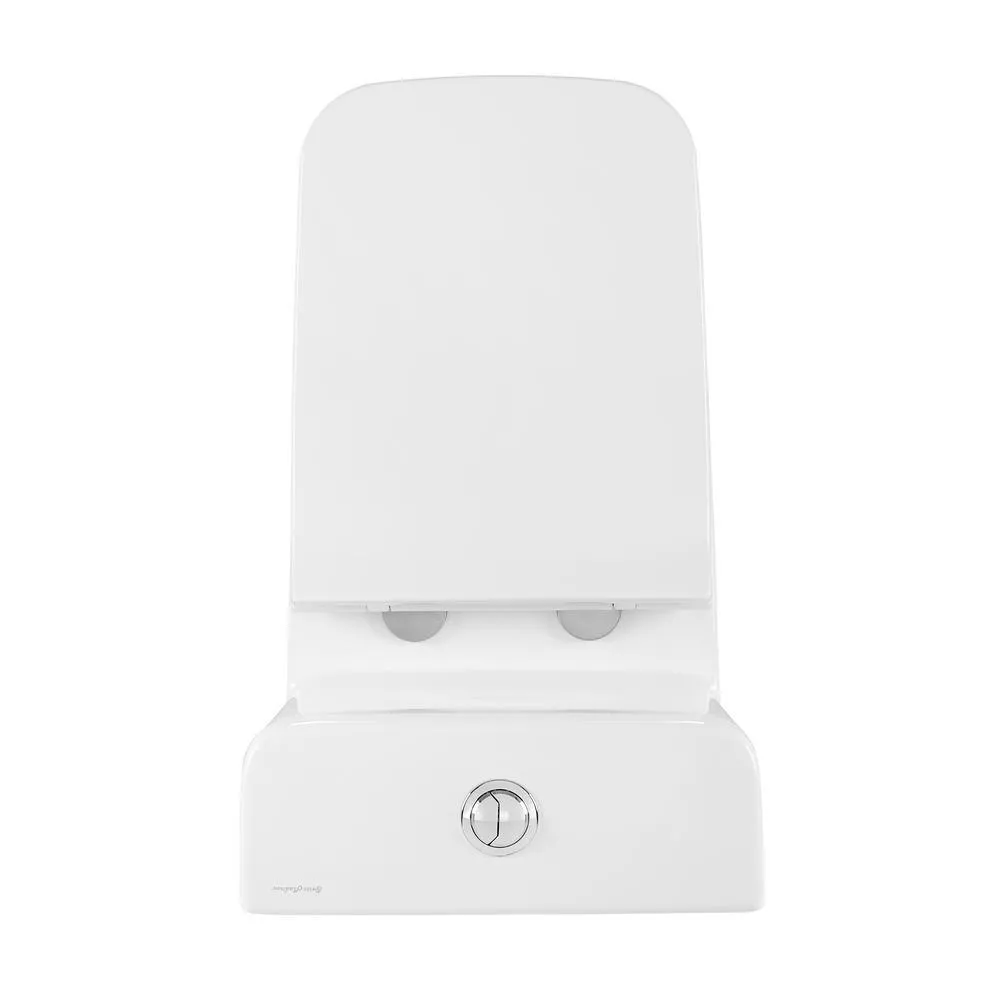 Swiss Madison Carre 1-Piece 0.8/1.28 GPF Dual Flush Square Toilet in White, Seat Included, photo 8 of 13