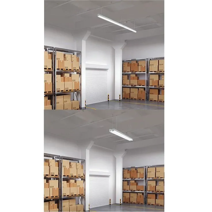 8 ft. (Two 4 ft.) 440-Watt Equivalent Integrated LED White Commercial Strip Light Fixture High Output 11000 Lumens 4000K, photo 4 of 14