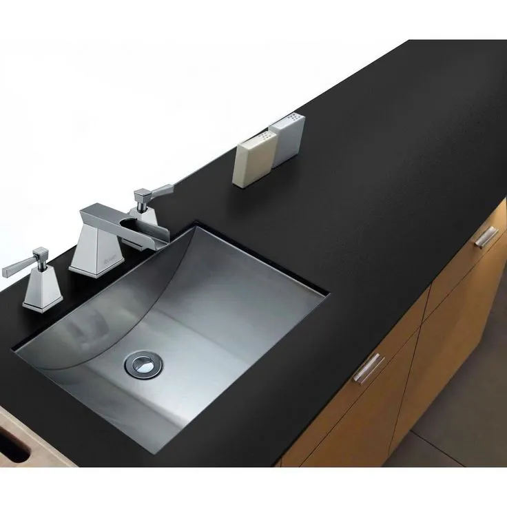 Ruvati 21 in. Undermount 18-Gauge Stainless Steel Bathroom Sink, photo 2 of 6