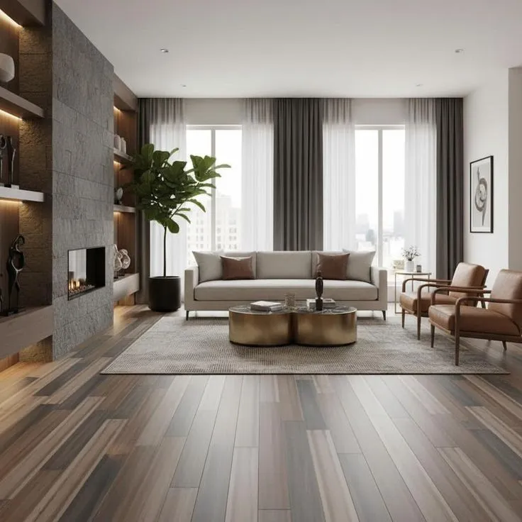 Lifeproof Alonsa 7 mm T x 5.12 in. W x 36.22 in. L Waterproof Engineered Click Bamboo Flooring (15.45 sq. ft./case), photo 4 of 21