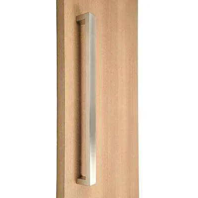 Italian Collection Briona Edged Bronze Dummy Door Handleset with Canova Interior Left-Hand
