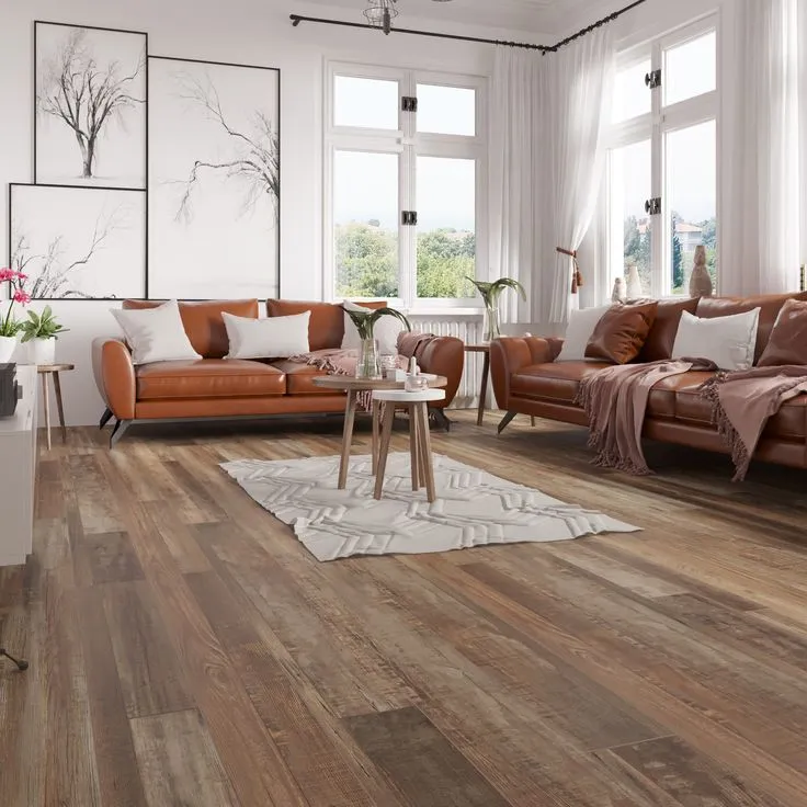 CALI vinyl mute step Redefined Pine 6.5-mm x 7-in W x 48-in L Water Resistant Luxury Vinyl Plank Flooring (24.03-sq ft/case), photo 8 of 8