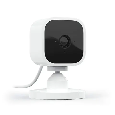 Mini Indoor Wired 1080p Wi-Fi Security Camera in White