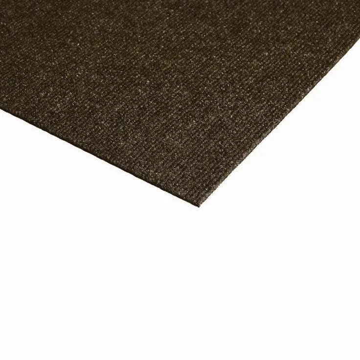 Foss Peel and Stick Design Smart Mocha Rib 18 in. x 18 in. Residential Carpet Tile (10 Tiles/Case), photo 10 of 10