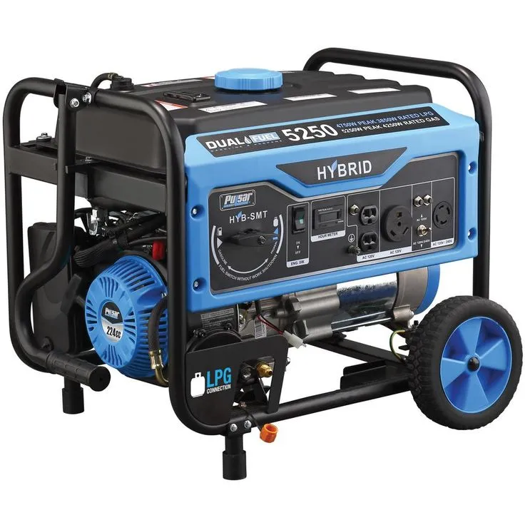 Pulsar 12,000-Watt/9,500-Watt Dual Fuel Gasoline/Propane Powered Electric/Recoil Start Portable Generator 457cc CARB Compliant, photo 11 of 11
