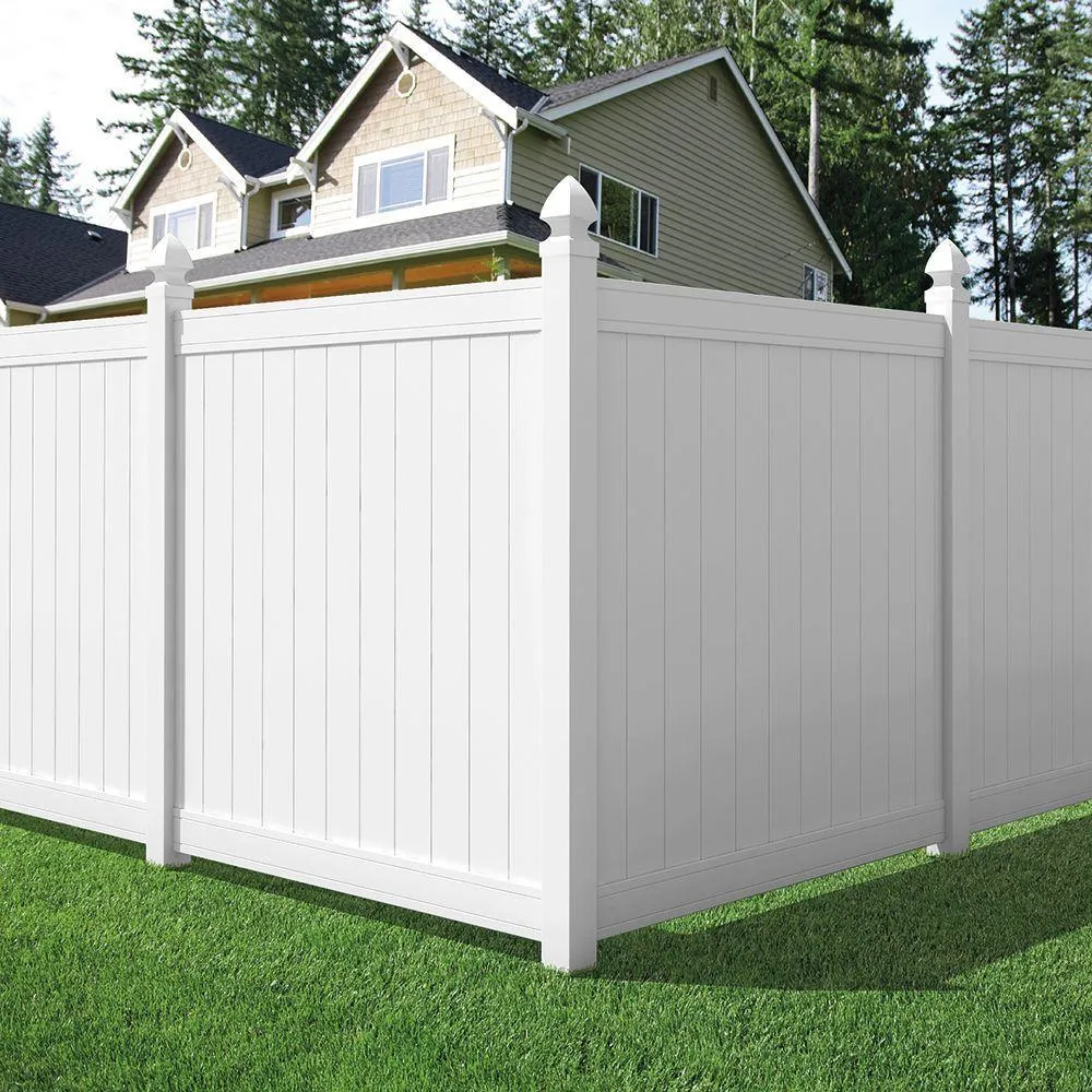 Pro- Series 6 ft. H x 6 ft. W Vinyl Woodbridge Privacy Fence Panel, photo 4 of 15