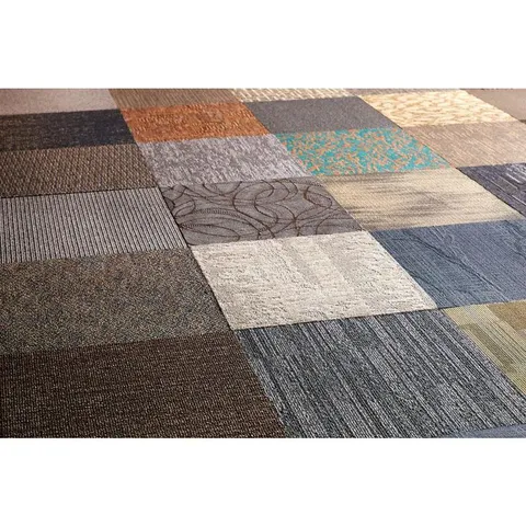Versatile Assorted Commercial Pattern Carpet Tile