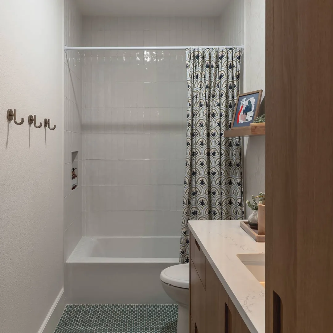Bedrosians 360 Silver Sage 12-in x 12-in Matte Porcelain Penny Round Floor and Wall Tile (1-sq. ft/ Piece), photo 2 of 4