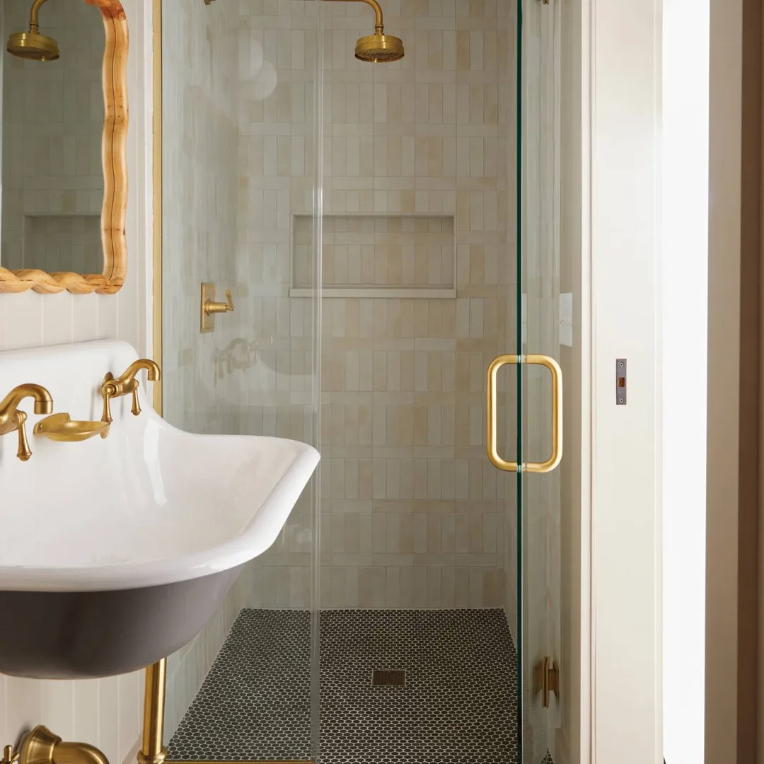 Bedrosians 360 Shale 12-in x 12-in Matte Porcelain Penny Round Floor and Wall Tile (1-sq. ft per Sheet), photo 6 of 6