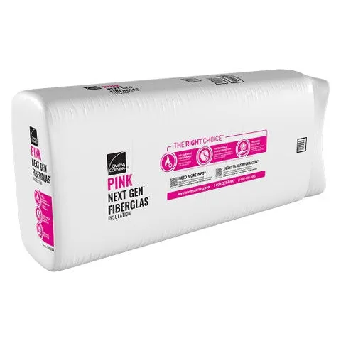 R-22 Unfaced Fiberglass Insulation Batts 6.75 × 23 × 48 in