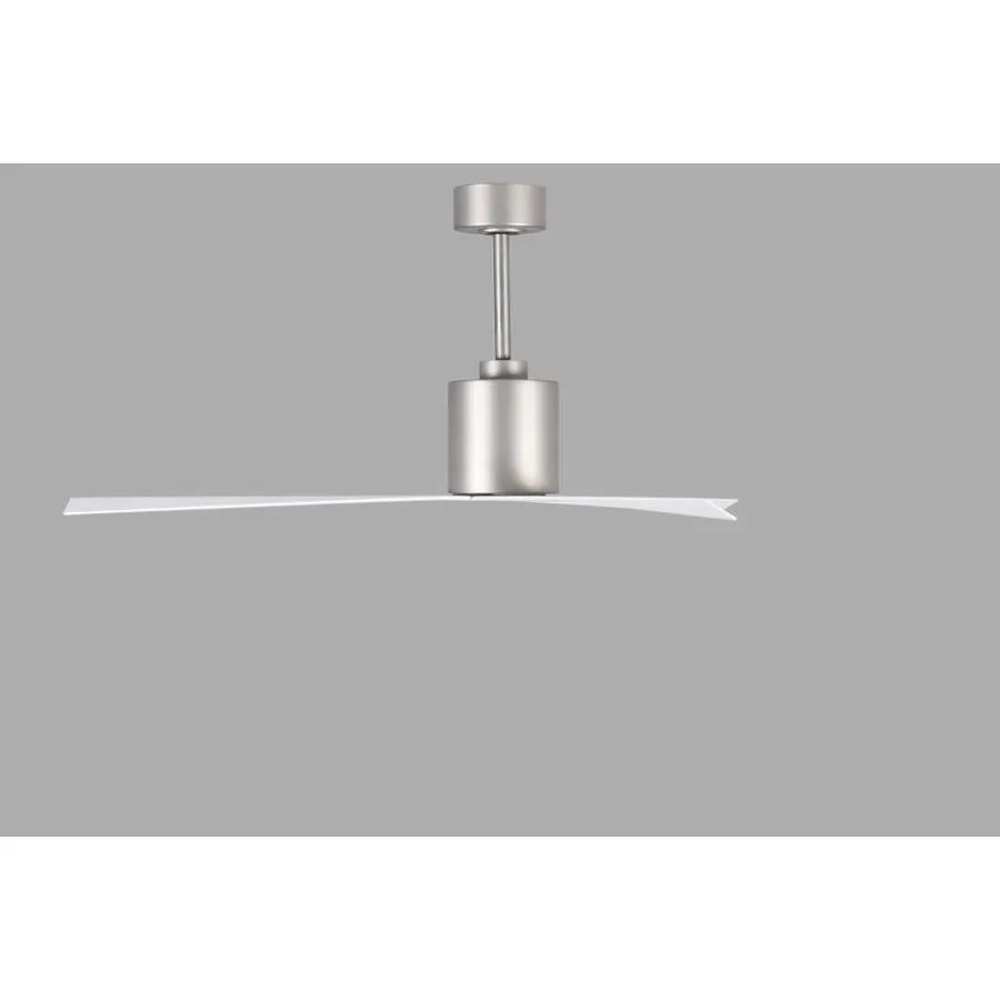 Matthews Fan Company Eliza 56-in Brushed Nickel Indoor/Outdoor Ceiling Fan with Remote (3-Blade), photo 5 of 7