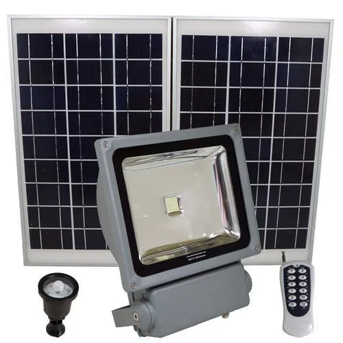 Solar Goes Green Extreme 1320-Lumen 350-Watt Gray Solar LED Flood Light Motion Sensor, photo 2 of 2