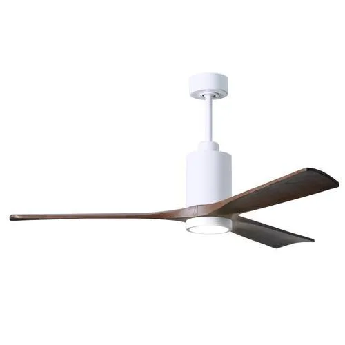 Matthews Fan Company Patricia 60-in Gloss White LED Indoor/Outdoor Ceiling Fan with Remote (3-Blade), photo 2 of 2