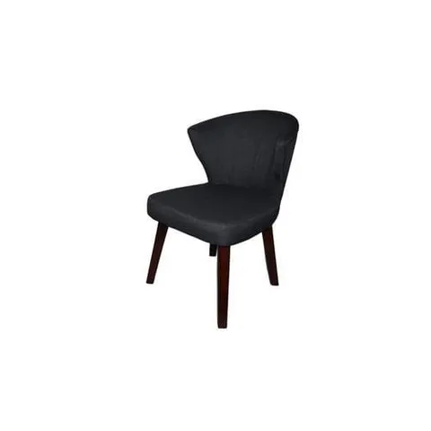 Concave Modern Gray Blend Accent Chair