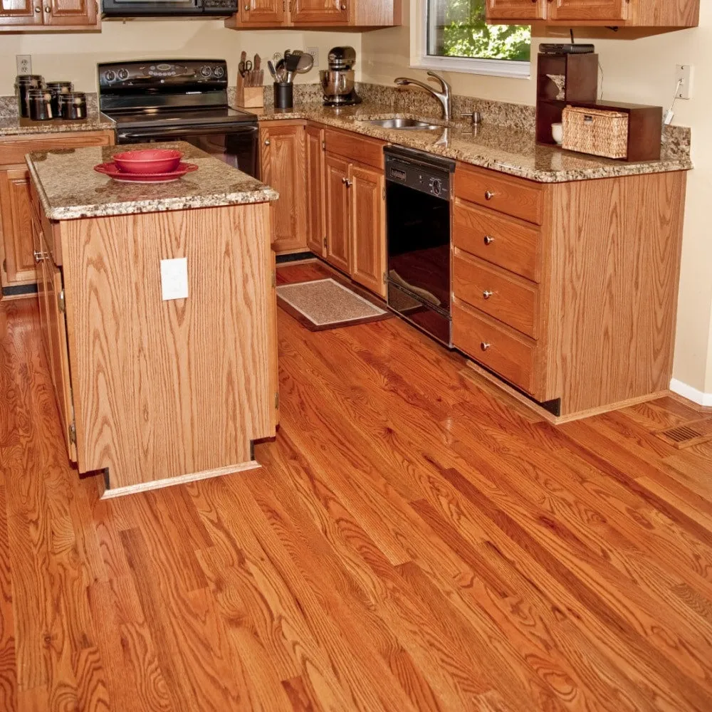 Bridgewell Resources Unfinished Red oak 3/4-in T x 3-1/4-in W Smooth/Traditional Solid Hardwood Flooring ( 18.75-sq ft / Carton ), photo 11 of 15