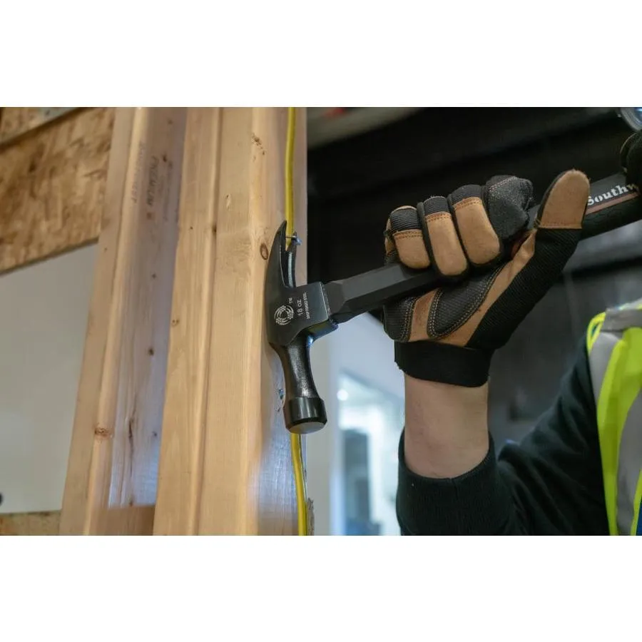 Southwire 18-oz Smooth Face Steel Head Fiberglass Electrician Claw Hammer, photo 4 of 5