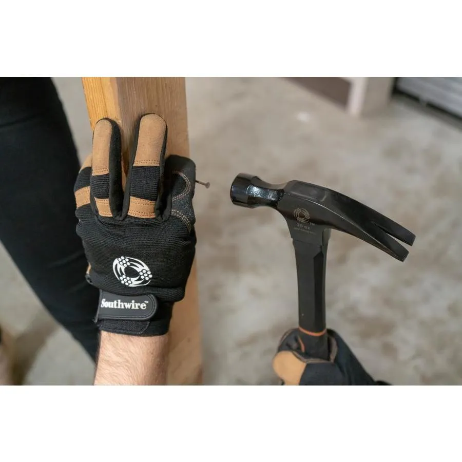 Southwire 20-oz Smooth Face Steel Head Fiberglass Electrician Claw Hammer, photo 2 of 4