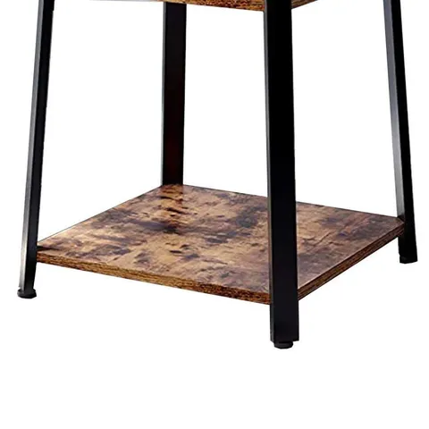 Brown 8-Hook Coat Stand