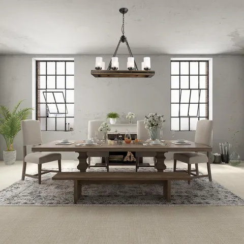 Laius 8-Light Black Farmhouse Chandelier