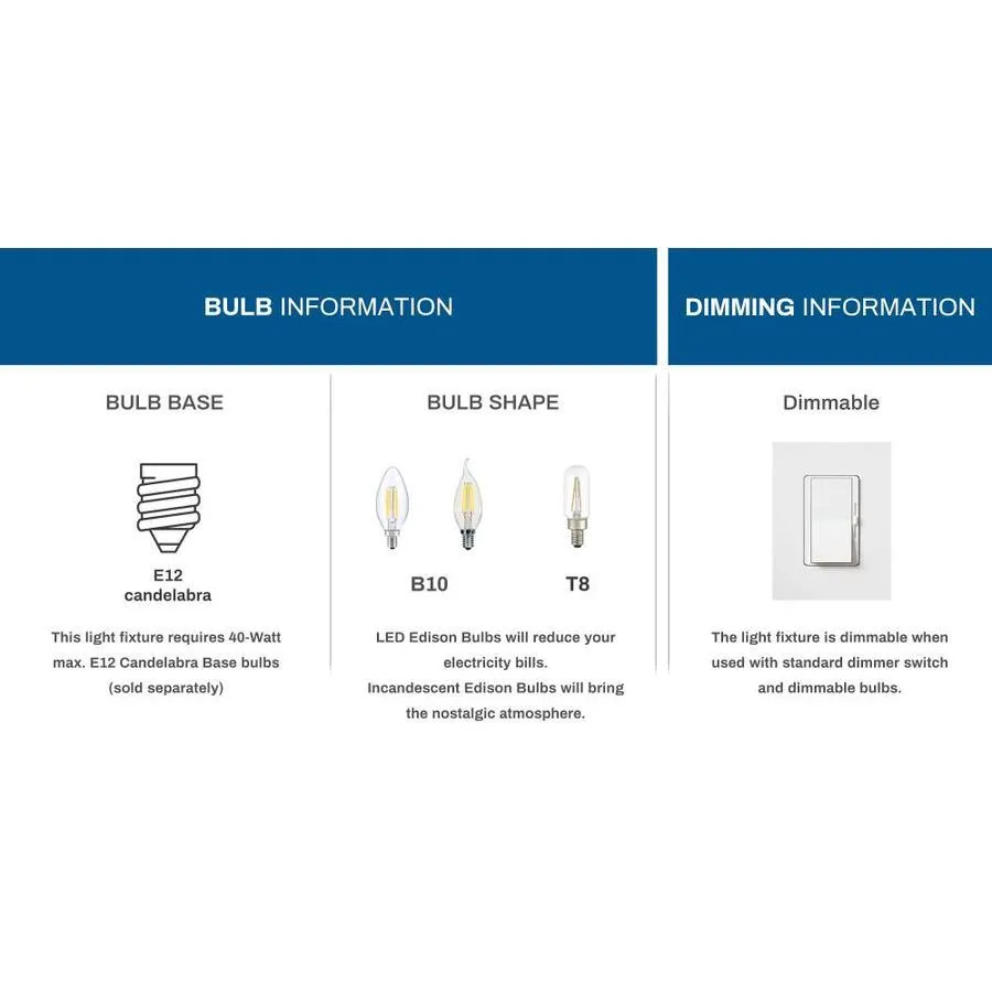 LNC Laius 8-Light Black Farmhouse Chandelier, photo 10 of 12