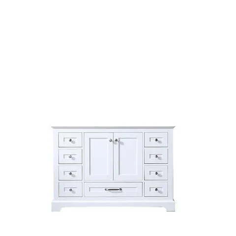 Dukes 48-in White Bathroom Vanity Cabinet