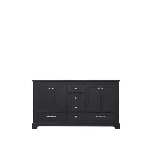Dukes 60-in Espresso Bathroom Vanity Cabinet