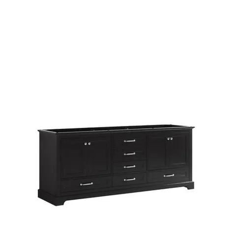 Dukes 80-in Espresso Bathroom Vanity Cabinet