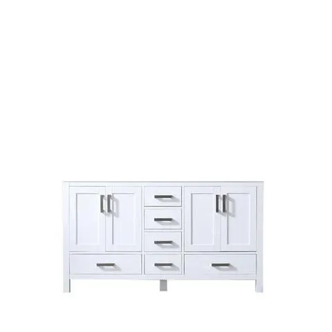 Jacques 60-in White Bathroom Vanity Cabinet