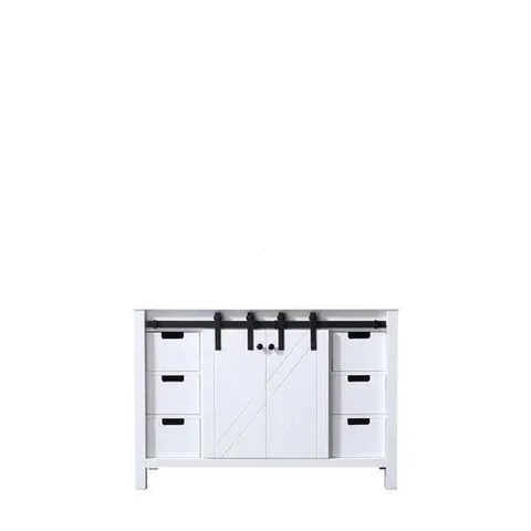 Marsyas 48-in White Bathroom Vanity Cabinet