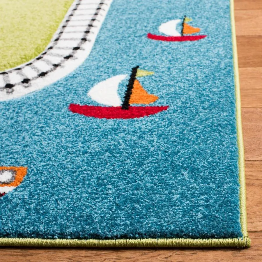 Safavieh Carousel Kids Fawn 3 x 5 Green/Ivory Indoor Kids Throw Rug, photo 2 of 6